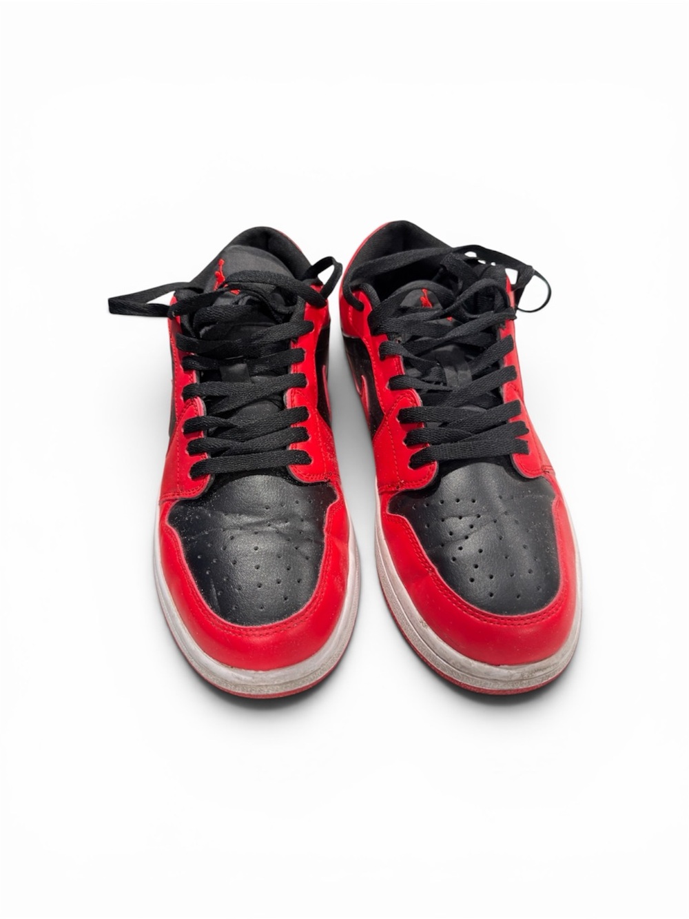 Jordan 1 Lows OG Red/Black 10M